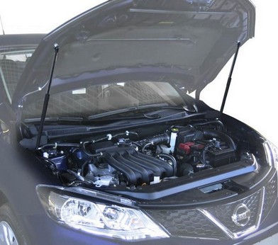 Упоры капота для Nissan Tiida (2015-) «Rival» A.ST.4114.1