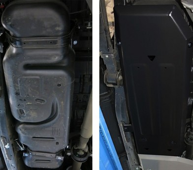 Защита топливного бака для Ford Ranger (2012-2015) «Rival»