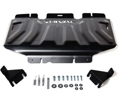 Защита радиатора для Nissan Navara (2005-2015 ) «Rival» 222.4164.2