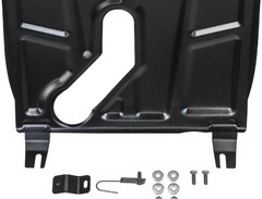 Защита картера и КПП с вырезом под глушитель для Toyota Rav4 (2013-н.в.) «Rival»