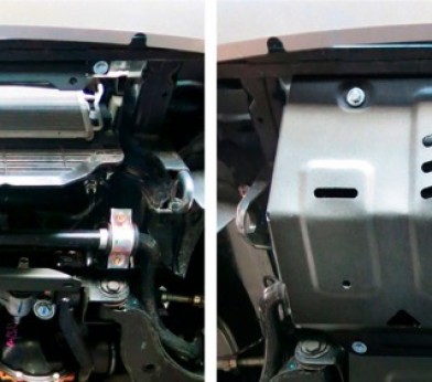 Защита радиатора для Mitsubishi L200 (2015-н.в.) «Rival» 333.4046.1.6