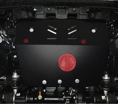 Защита радиатора часть 1 Toyota Land Cruiser 150 Prado (2009-2013) «Автоброня» 111.09516.1