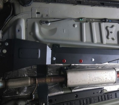 Защита трубок кондиционера Ford Explorer (2015-н.в.) «Автоброня» 111.01868.1