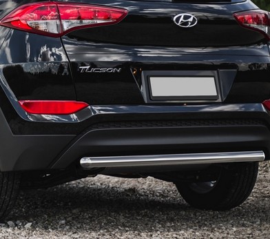 Защита заднего бампера d57 для Hyundai Tucson (2015-) «Rival» R.2308.006