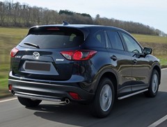Защита заднего бампера d42 для Mazda CX-5 (2011-2015-2017) «Rival»
