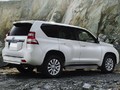 Защита заднего бампера 75x42 овал для Toyota Land Cruiser 150 Prado (2009-2013-2017) «Rival»