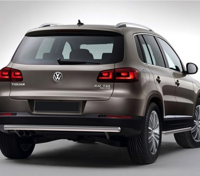 Защита заднего бампера d57 для Volkswagen Tiguan (2011-2017) «Rival» R.5802.006