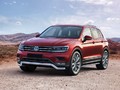 Защита переднего бампера d57 волна для Volkswagen Tiguan (2017-) для пакета offroad «Rival»