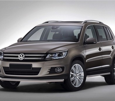 Защита порогов d57 для Volkswagen Tiguan (2011-2017) «Rival» R.5802.004