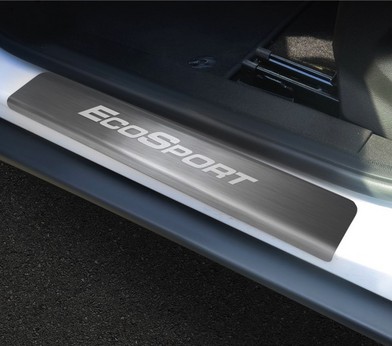 Накладки на пороги для Ford Ecosport (2014-н.в.) «Rival»