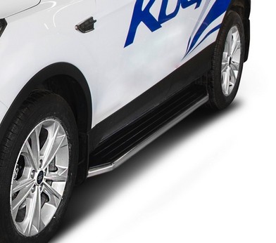 Порог-площадка «Premium» для Ford Kuga (2013-2016-) «Rival» A180ALP.1804.2