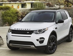 Порог-площадка «Premium-Black» для Land Rover Discovery Sport (2014-) «Rival»