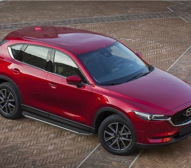 Порог-площадка «Premium» для Mazda CX-5 (2017-) «Rival» A173ALP.3802.1