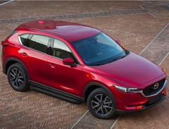 Порог-площадка «Black» для Mazda CX-5 (2017-) «Rival»