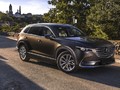 Порог-площадка «Black» для Mazda CX-9 (2017-) «Rival»