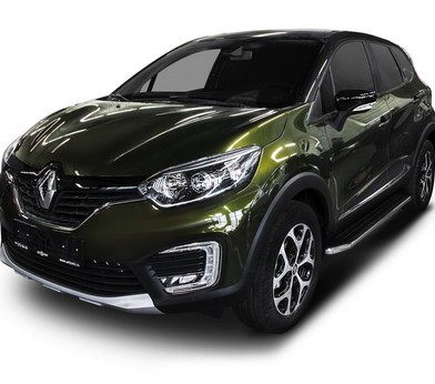 Порог-площадка «Premium» для Renault Kaptur (2016-) «Rival» A173ALP.4703.1