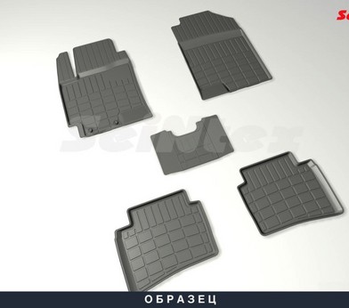 Резиновые коврики в салон «стандарт» для Nissan Qashqai II (2016-н.в.) «Seintex»