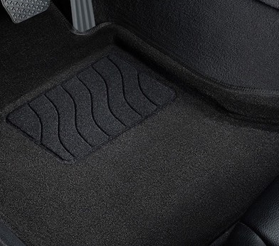 Коврики салона 3D Audi A4 B8 (2007-2015) черные «Seintex» 86290