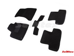 Коврики салона 3D Audi Q5 I (2008-2017) черные «Seintex»