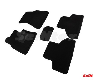 Коврики салона 3D BMW X5 F15 (2013-н.в.) черные «Seintex»