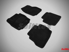 Коврики салона 3D Ford Mondeo IV (2010-2013) черные «Seintex»