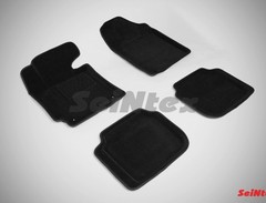 Коврики салона 3D Hyundai Elantra V (2011-2015) черные «Seintex»
