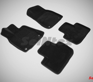 Коврики салона 3D Lexus IS III (2013-н.в) черные «Seintex»