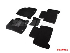 Коврики салона 3D Lexus NX (2014-н.в.) черные «Seintex»