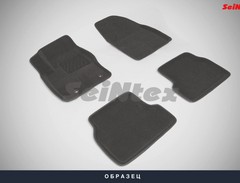Коврики салона 3D Nissan Qashqai II (2014-2016) серые «Seintex»