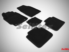 Коврики салона 3D Toyota Camry (2011-2018) черные «Seintex»