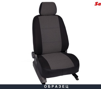 Чехлы на сиденья жаккард для Nissan Qashqai II (2014-н.в.) комплектация без заднего подлокотника «Seintex» 86157