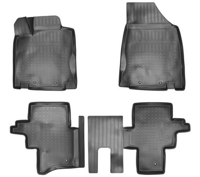 Коврики в салон 3D Nissan Pathfinder IV (2014-н.в.) «Norplast» NPA11-C61-454