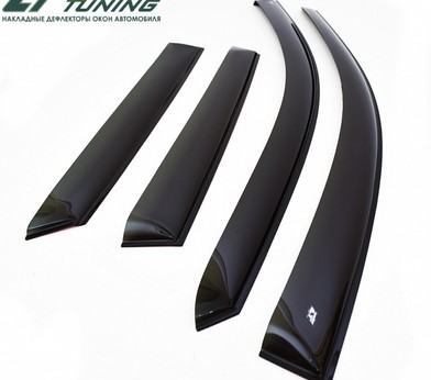 Дефлекторы боковых окон для Brilliance H230 2012 «Cobra Tuning» B30412