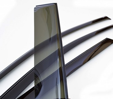 Дефлекторы боковых окон для Hyundai Solaris Hb 2011-2014; 2014 «Cobra Tuning» H22811