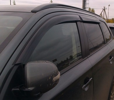 Дефлекторы боковых окон для Mitsubishi Outlander III 2012 «Cobra Tuning» M43712